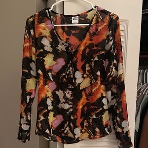 Vero Moda Multicolor Abstract Blouse